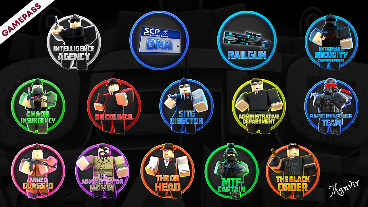 SCP 007 Gamepass Icons - ManvirArts